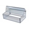 Serra in Policarbonato Slide and Grow per Giardino Orto Balcone 97 x 57 x h28/37 cm. MADE IN EUROPE