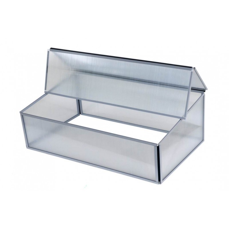 Serra Da Balcone Aleana 3 In Policarbonato - 97x57x28/37cm, Protezione Piante Da Freddo E UV - Foto 3