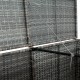 Copri pattumiera da esterno Ezooza Redondo in polyrattan 148 x 77 x 111 cm
