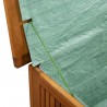 Cassapanca Ezooza Gent da esterno in legno di acacia 150 x 50 x 58 cm