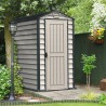 Duramax Casetta in PVC EverMore 4'x6' 104 x 180 x 192 cm da giardino e cortile in plastica colore grigio Duramax Casetta in PVC EverMore 4'x6' 104 x 180 x 192 cm da giardino e cortile in plastica colore grigio