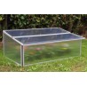 Serra in Policarbonato Slide and Grow per Giardino Orto Balcone 97 x 57 x h28/37 cm. MADE IN EUROPE