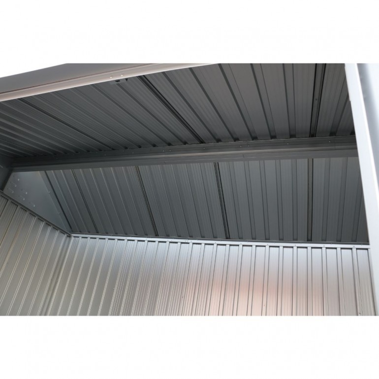 Casetta in Alluminio Alu 10'x6' Duramax 323 x 172 x 230,5 cm colore grigio Casetta in Alluminio Alu 10'x6' Duramax 323 x 172 x 230,5 cm colore grigio