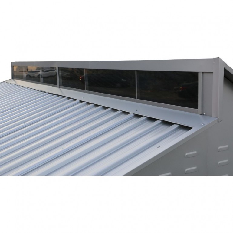 Casetta in Alluminio Alu 10'x6' Duramax 323 x 172 x 230,5 cm colore grigio Casetta in Alluminio Alu 10'x6' Duramax 323 x 172 x 230,5 cm colore grigio