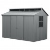 Casetta in Alluminio Alu 10'x6' Duramax 323 x 172 x 230,5 cm colore grigio Casetta in Alluminio Alu 10'x6' Duramax 323 x 172 x 230,5 cm colore grigio