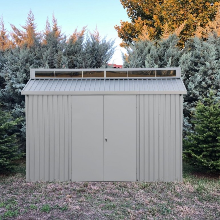 Casetta in Alluminio Alu 10'x6' Duramax 323 x 172 x 230,5 cm colore grigio Casetta in Alluminio Alu 10'x6' Duramax 323 x 172 x 230,5 cm colore grigio