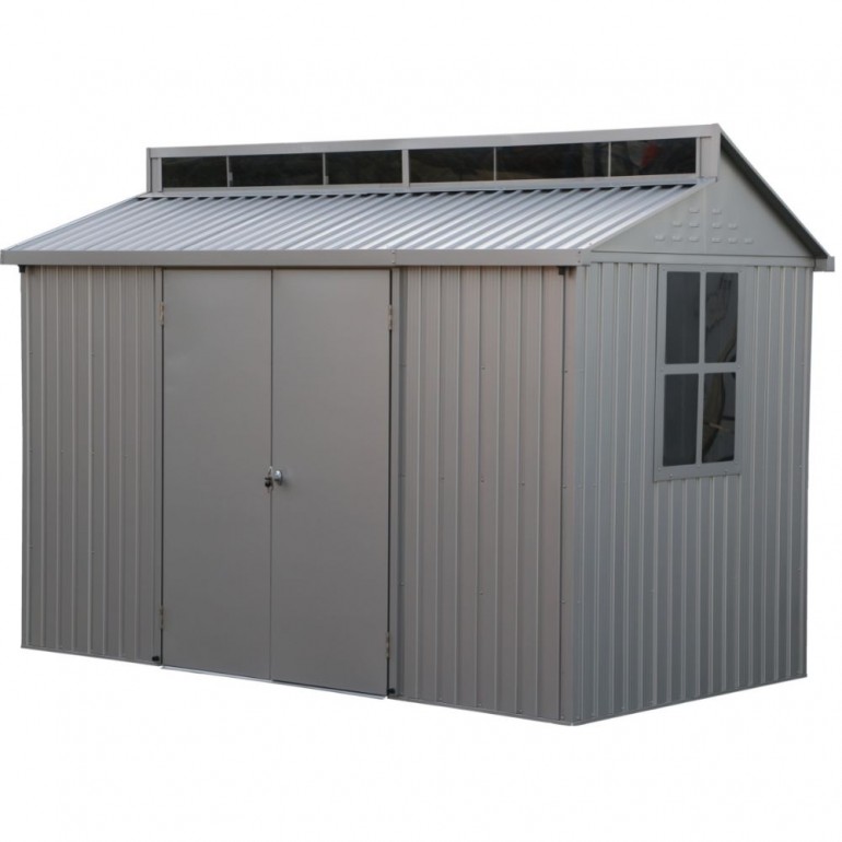 Casetta in Alluminio Alu 10'x6' Duramax 323 x 172 x 230,5 cm colore grigio Casetta in Alluminio Alu 10'x6' Duramax 323 x 172 x 230,5 cm colore grigio