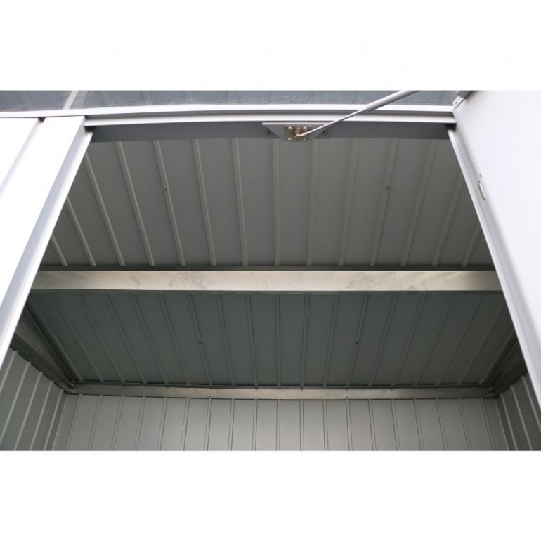 Casetta in Metallo Palladium 6'x5' Duramax 196,5x199x229 cm colore grigio Casetta in Metallo Palladium 6'x5' Duramax 196,5x199x229 cm colore grigio