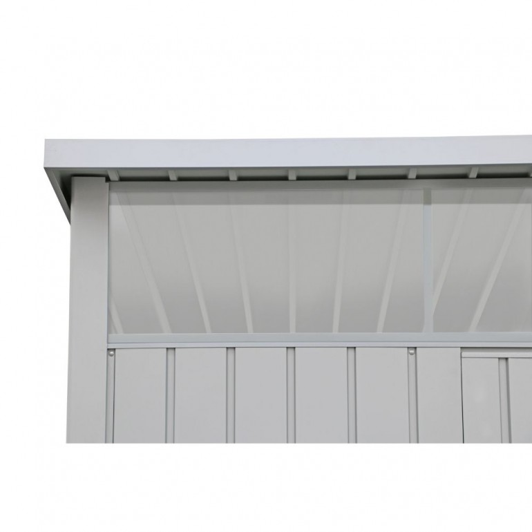 Casetta in Metallo Palladium 6'x5' Duramax 196,5x199x229 cm colore grigio Casetta in Metallo Palladium 6'x5' Duramax 196,5x199x229 cm colore grigio