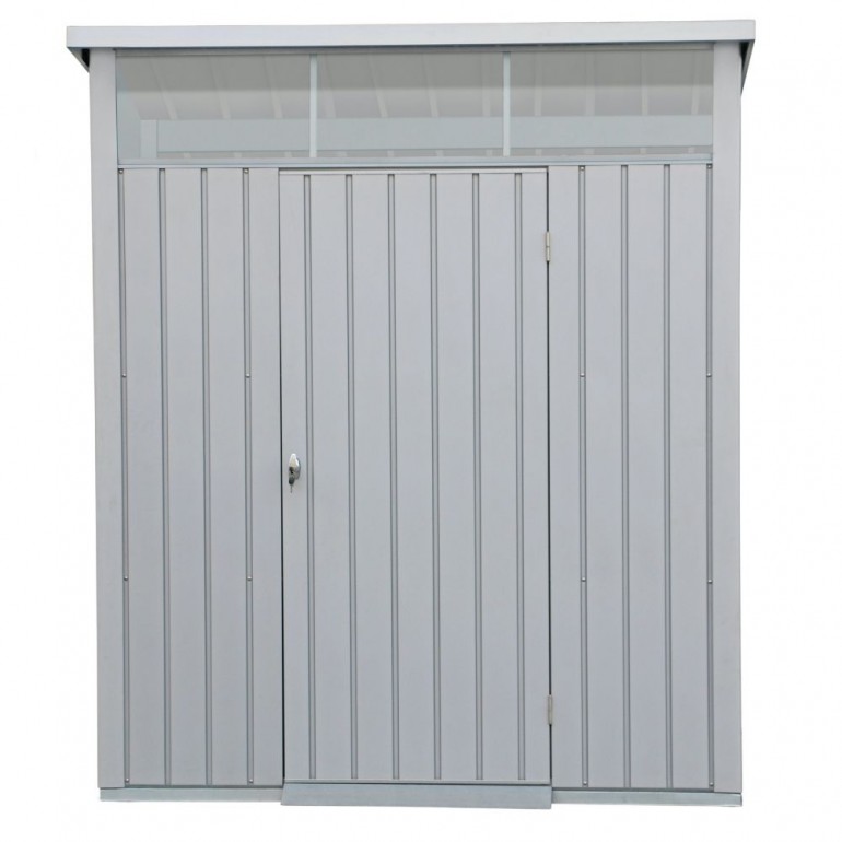 Casetta in Metallo Palladium 6'x5' Duramax 196,5x199x229 cm colore grigio Casetta in Metallo Palladium 6'x5' Duramax 196,5x199x229 cm colore grigio
