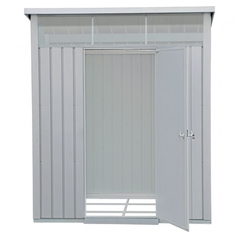 Casetta in Metallo Palladium 6'x5' Duramax 196,5x199x229 cm colore grigio Casetta in Metallo Palladium 6'x5' Duramax 196,5x199x229 cm colore grigio