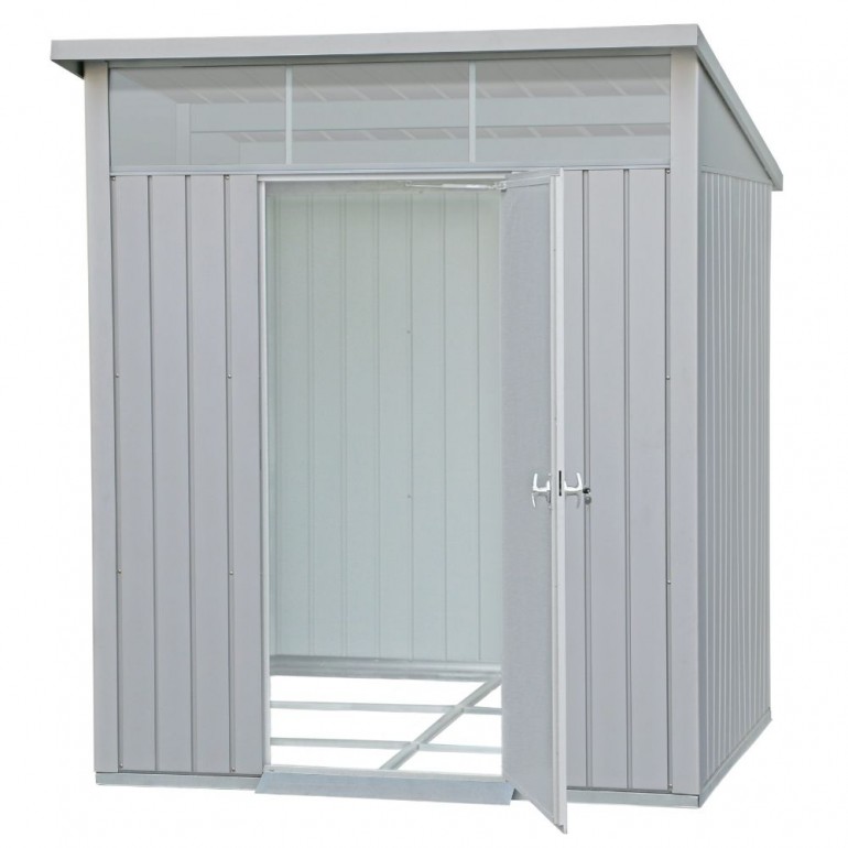 Casetta in Metallo Palladium 6'x5' Duramax 196,5x199x229 cm colore grigio Casetta in Metallo Palladium 6'x5' Duramax 196,5x199x229 cm colore grigio