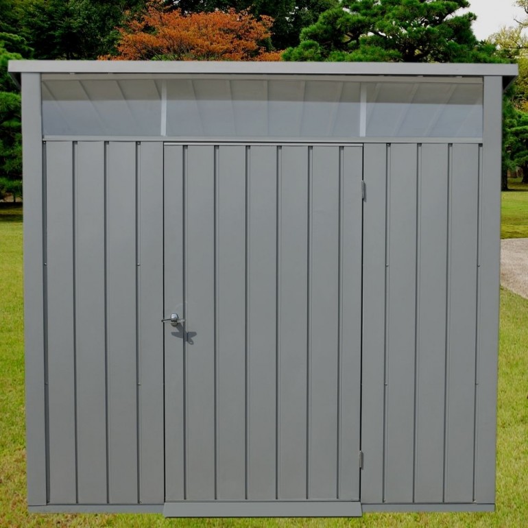 Casetta in Metallo Palladium 6'x5' Duramax 196,5x199x229 cm colore grigio Casetta in Metallo Palladium 6'x5' Duramax 196,5x199x229 cm colore grigio