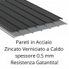 Casetta in Metallo Palladium 6'x5' Duramax 196,5x199x229 cm colore grigio Casetta in Metallo Palladium 6'x5' Duramax 196,5x199x229 cm colore grigio