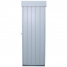 Armadio Ripostiglio Palladium High Store 161,5x69,5x180 cm a DUE PORTE da esterno di colore grigio