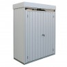 Armadio Ripostiglio Palladium High Store 161,5x69,5x180 cm a DUE PORTE da esterno di colore grigio