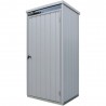 Armadio Ripostiglio Palladium High Store 98,5x69,5x180 cm a UNA PORTA da esterno di colore grigio