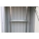 Armadio Ripostiglio Palladium High Store 98,5x69,5x180 cm a UNA PORTA da esterno di colore grigio