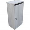 Armadio Ripostiglio Palladium High Store 98,5x69,5x180 cm a UNA PORTA da esterno di colore grigio