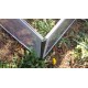 Serra in Policarbonato Slide and Grow per Giardino Orto Balcone 97 x 57 x h28/37 cm. MADE IN EUROPE