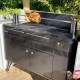 Barbecue HUB II™ Griglia a Carbone di Everdure by Heston Blumenthal con Sistema di Girarrosto e Accensione del Carbone