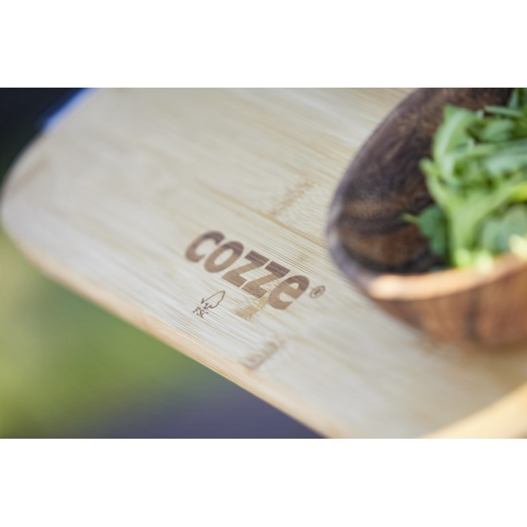 COZZE Forno per pizza a gas di Ezooza con termometro, fino a 400°,  42.5 x 42.5 cm, facilmente trasportabile con pietra refratta
