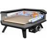 COZZE Forno per pizza a gas di Ezooza con termometro, fino a 400°,  42.5 x 42.5 cm, facilmente trasportabile con pietra refratta