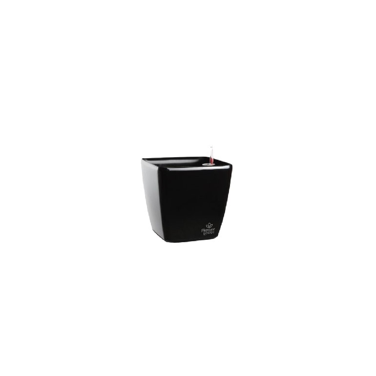 Vaso con Sistema di auto-irrigazione 18x18x17 cm QUADRATO, da interno ed esterno