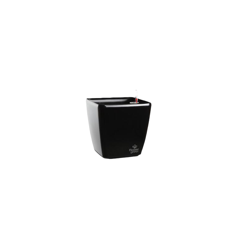 Vaso con Sistema di auto-irrigazione 34x34x32 cm QUADRATO, da interno ed esterno