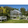Serra Vitavia Comet 5000 in alluminio anodizzato e policarbonato alveolare 4mm, 195 x 257 H 197 cm Made in Germany