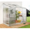 Serra Gran Torino in Alluminio e policarbonato alveolare da 6mm. Base Inclusa. Dimensioni 250 x 430 cm