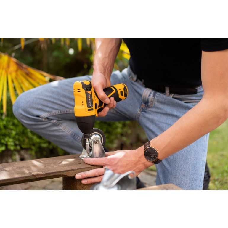 BATAVIA Avvitatore a impulsi a batteria 12V FIXPACK | escl. Caricabatterie