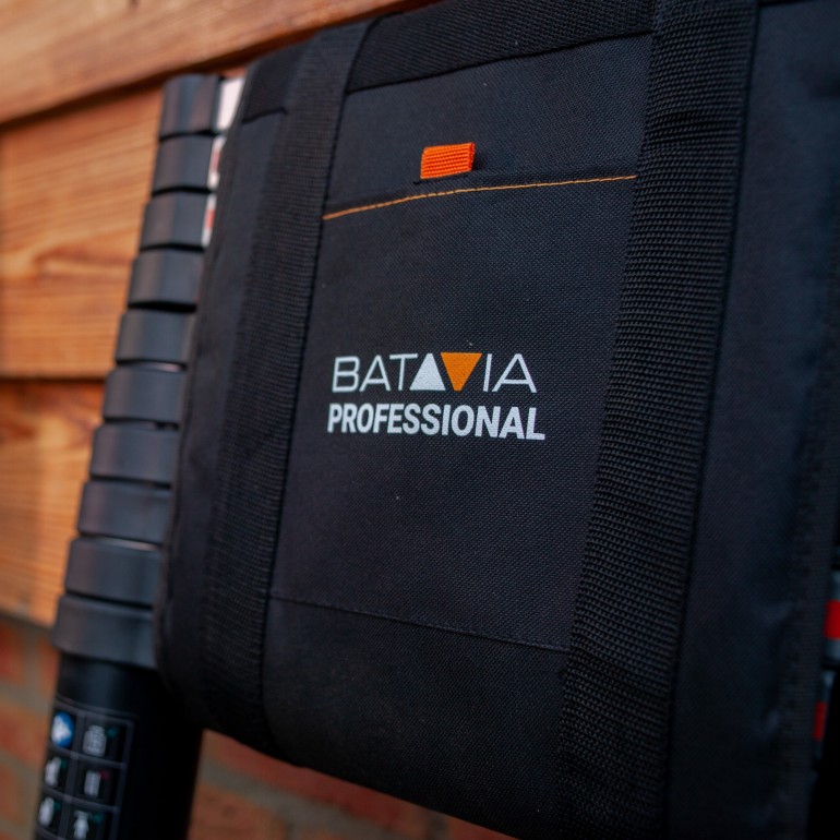 BATAVIA Scala Telescopica Professionale 3.27M | Con indicatore dell'angolo, SoftClose e Antiscivolo