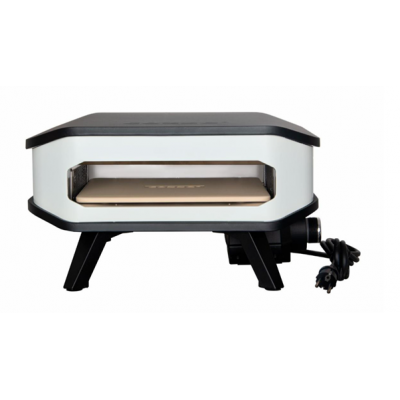 COZZE Forno per pizza elettrico di Ezooza con pietra refrattaria 60.5 x 60.5 cm, facilmente trasportabile