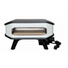 COZZE Forno per pizza elettrico di Ezooza con pietra refrattaria  60.5 x 60.5 cm, facilmente trasportabile