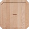 COZZE Forno per pizza a gas con termometro, regolabile fino a 400°,  34 x 34 cm, facilmente trasportabile con pietra refrattaria