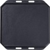 COZZE Forno per pizza a gas con termometro, regolabile fino a 400°,  34 x 34 cm, facilmente trasportabile con pietra refrattaria