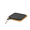 COZZE Forno per pizza a gas con termometro, regolabile fino a 400°,  34 x 34 cm, facilmente trasportabile con pietra refrattaria