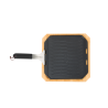 COZZE Forno per pizza a gas con termometro, regolabile fino a 400°,  34 x 34 cm, facilmente trasportabile con pietra refrattaria