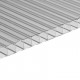 Set di 10 lastre policarbonato alveolare spessore 6 mm Formato A3 29.7 x 42 cm Trasparente