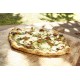 Tagliere pizza in bambu con manico 350 mm cozze by Ezooza