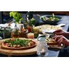 COZZE Forno per pizza a gas con termometro, regolabile fino a 400°,  34 x 34 cm, facilmente trasportabile con pietra refrattaria