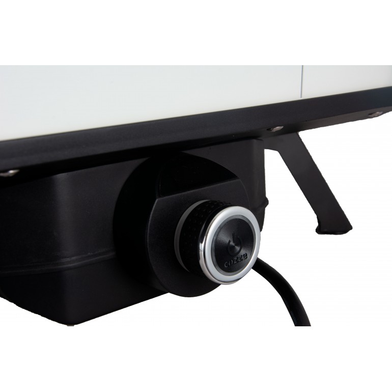COZZE Forno per pizza elettrico di Ezooza con pietra refrattaria  60.5 x 60.5 cm, facilmente trasportabile