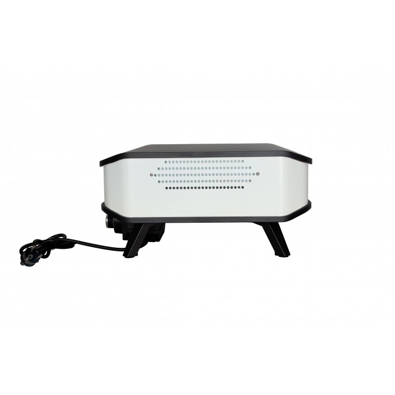 COZZE Forno per pizza elettrico di Ezooza con pietra refrattaria  60.5 x 60.5 cm, facilmente trasportabile
