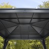Gazebo in alluminio ed acciaio Ventura 10x10 by Ezooza 296x296x260