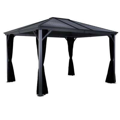 Gazebo in alluminio ed acciaio Ventura 10"x10" 296x296x260 cm by Ezooza