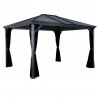 Gazebo in alluminio ed acciaio Ventura 10"x10" 296x296x260 cm by Ezooza