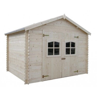 Armadio per esterni in legno impregnato con base 120x46 cm