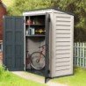 Casetta in PVC Yardmate Pent Plus 5'x3' Duramax da giardino e cortile 190 x 187 x 213 cm colore grigio