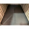 Casetta in PVC Yardmate Plus 5'x8' Duramax da giardino e cortile 161 x 250 x 210 cm colore grigio